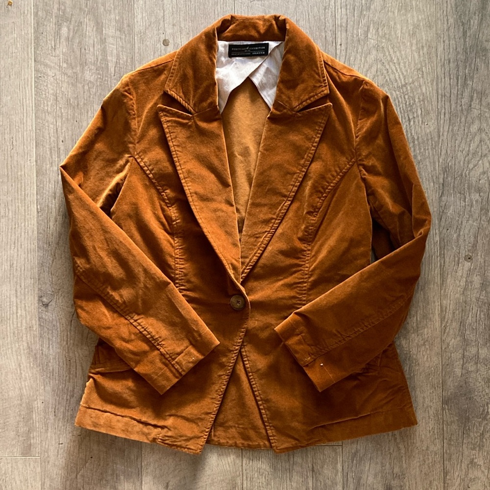 Peruvian Connection Hidalgo Velveteen Jacket Sz 8